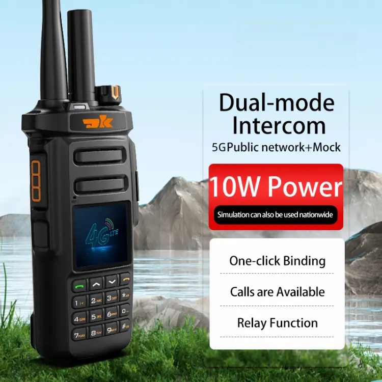 High Quality DK-S168 Poc Radio Analog Dual Mode Global 4G LTE Network Walkie Talkie Sim Card POC VHF UHF Two Way Radio