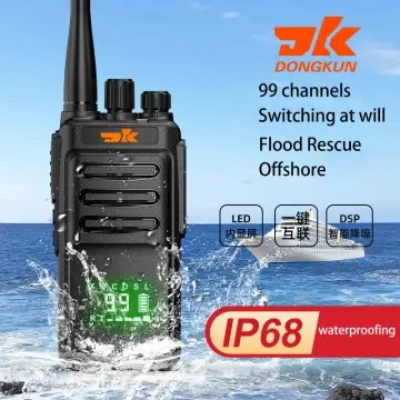 Handheld 10W DK-H6 Two-Way Radio Custom Wireless Full Band Talkie-Walkie with Long Ran Battery Operated