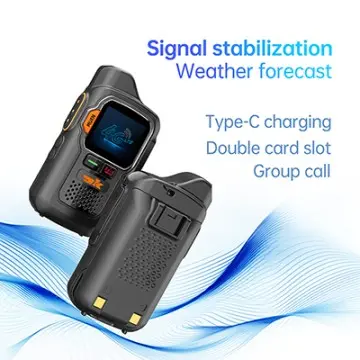 4G POC Radio Long Range Walkie Talkie SIM Card Two Way Radio GPS Positioning Network Digital Trunking Radio